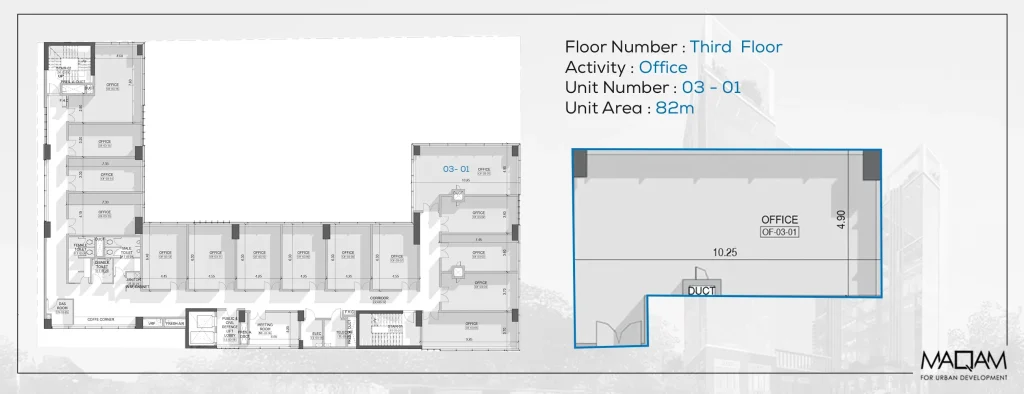 Office 82 sqm for sale in Optima Business Complex