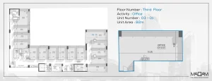 Office 82 sqm for sale in Optima Business Complex